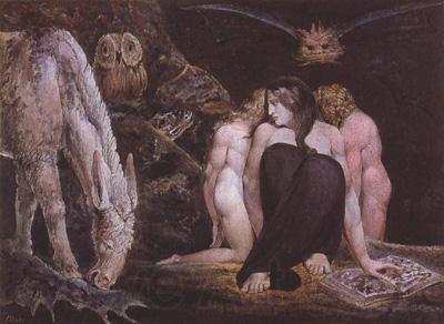 William Blake Hecate (mk22) Spain oil painting art